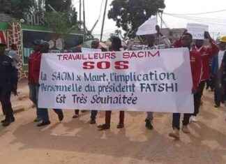 Protest by SACIM Agents in Mbuji-Mayi over Company Crisis protest-by-sacm-agents-in-mbuji-mayi-over-company-crisis